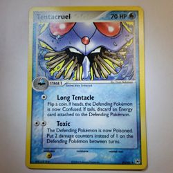 2. 2004 TENTACRUEL 51/101 POKMON CARD. EX HIDDEN LEGENDS SET. UNCOMMON.  NON HOLOFOIL. NM for Sale in Costa Mesa, CA - OfferUp