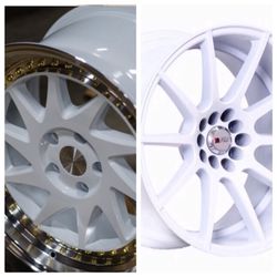 White 18” wheels 5x100 5x112 5x114 (only 50 down payment/ no credit check)