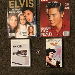 Elvis Magazines ,VHS,DVD, Elvis Kennedy Half Dollar '