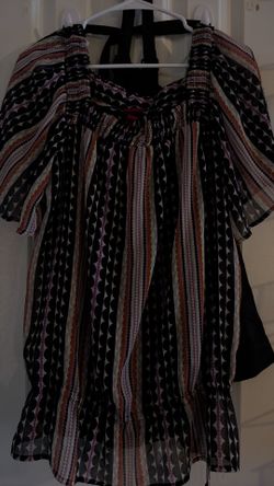 Merona Boho Halter Shirt  Print