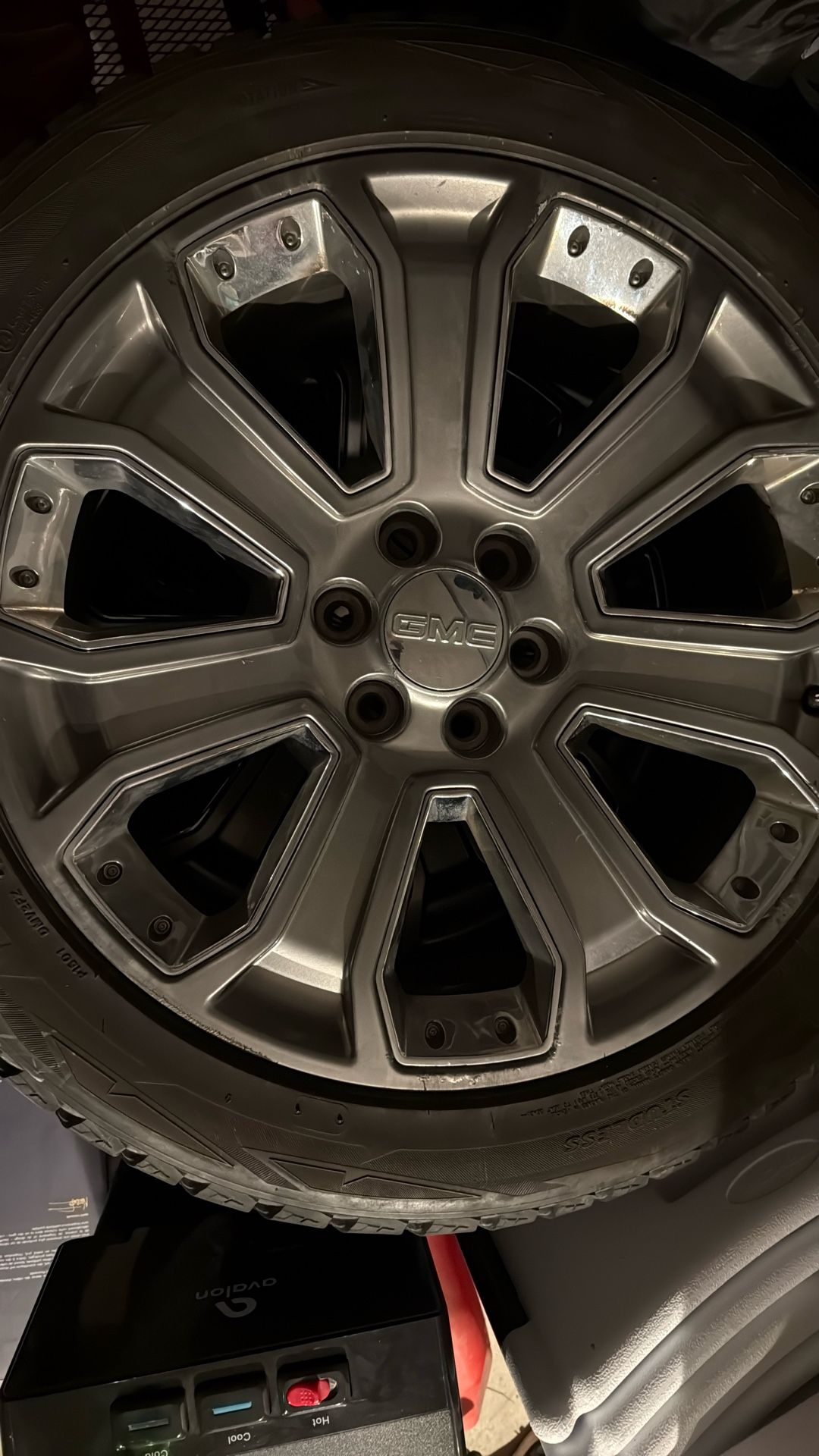 22” GMC Snow Tires W/Rims