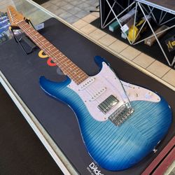 Ibanez AZ22S1F Transparent Turquoise Burst Electric Guitar NEW!