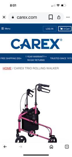 Trio Rolling Walker