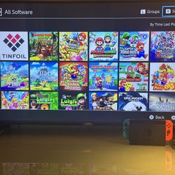 Nintendo Switch With Games 