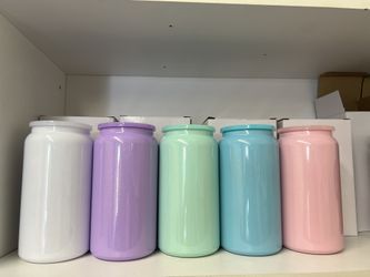 16Oz Shimmer Stainless Steel Tumblers For Wrap Or Sublimation 