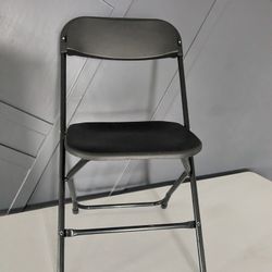 Black Folding Chairs