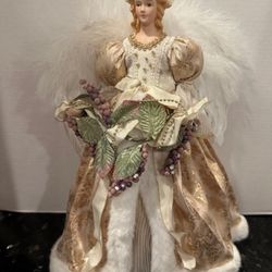 Vintage Christmas Angel Tree Topper
