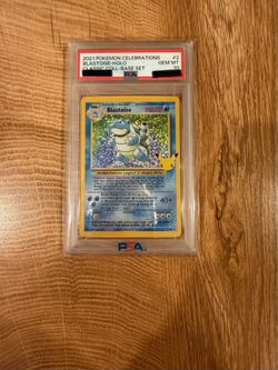 2021 Celebrations Blastoise PSA 10