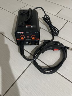 Portable 2 in 1 MIG/ Stick Welder 130A 110V Gasless Flux Core Welding Machine Synergy IGBT Inverter Safe Lightweight Kit