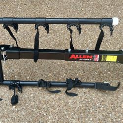 Allen Sports Deluxe 5-Bike Hitch Mount Rack, Model 552RR, Black, 2-Inch Receiver