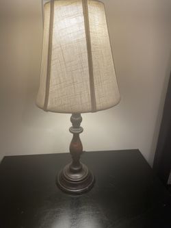 2 Candle Stick Lamps reduced 22" tall