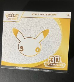 Pokemon 30th Anniversary Celebration Pokemon Center ETB Elite Trainer Box Sealed