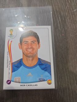Iker Casillas FIFA World Cup Brazil Panini Sticker