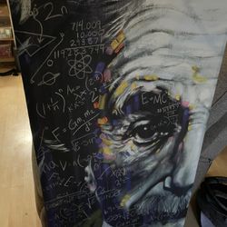 Albert Einstein Painting