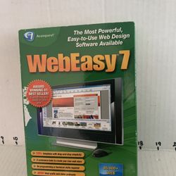 WebEasy 7 Web Design Studio