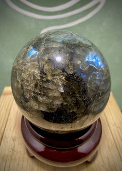 Labradorite 3.5” Sphere w/ Stand 