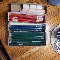 Vintage Taper Candle Lot