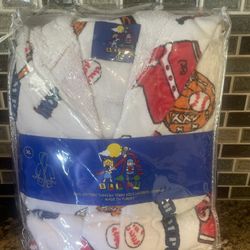 NIP Bratz Boys Baseball Robe Sz 8-10