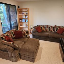 Ashley living room set (sofa, loveseat, ottoman)