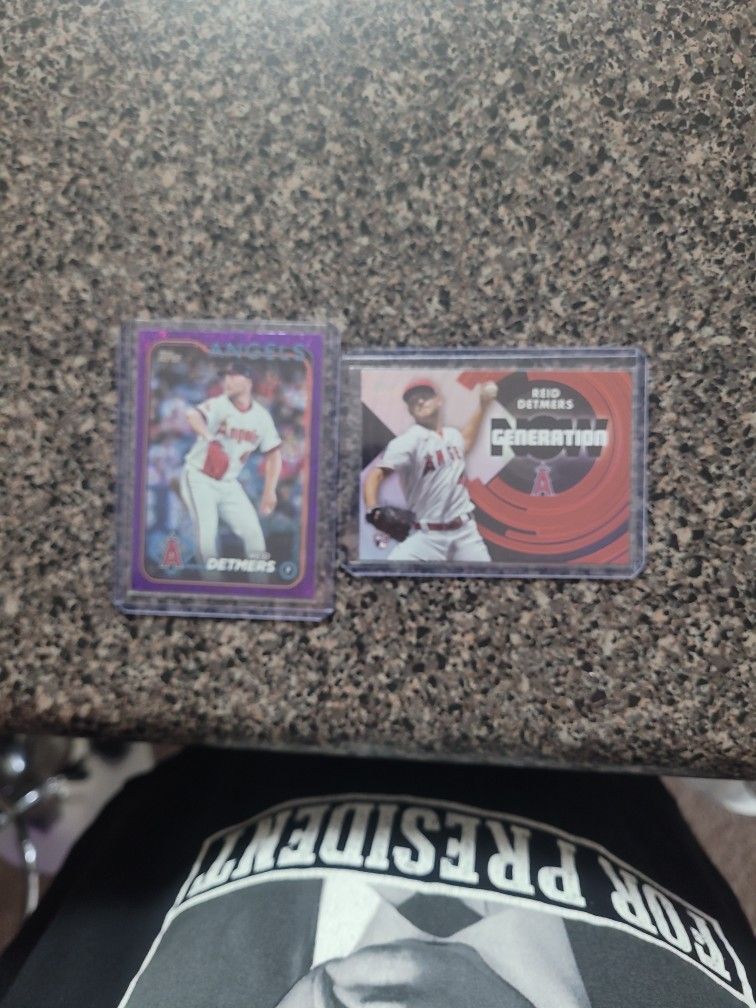 Reid Detmers 2 Rookie Card Lot