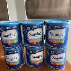 6 New Similac Advance Blue Can $12 Each 
