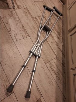 Crutches Adjustable Crutch Pair Clean