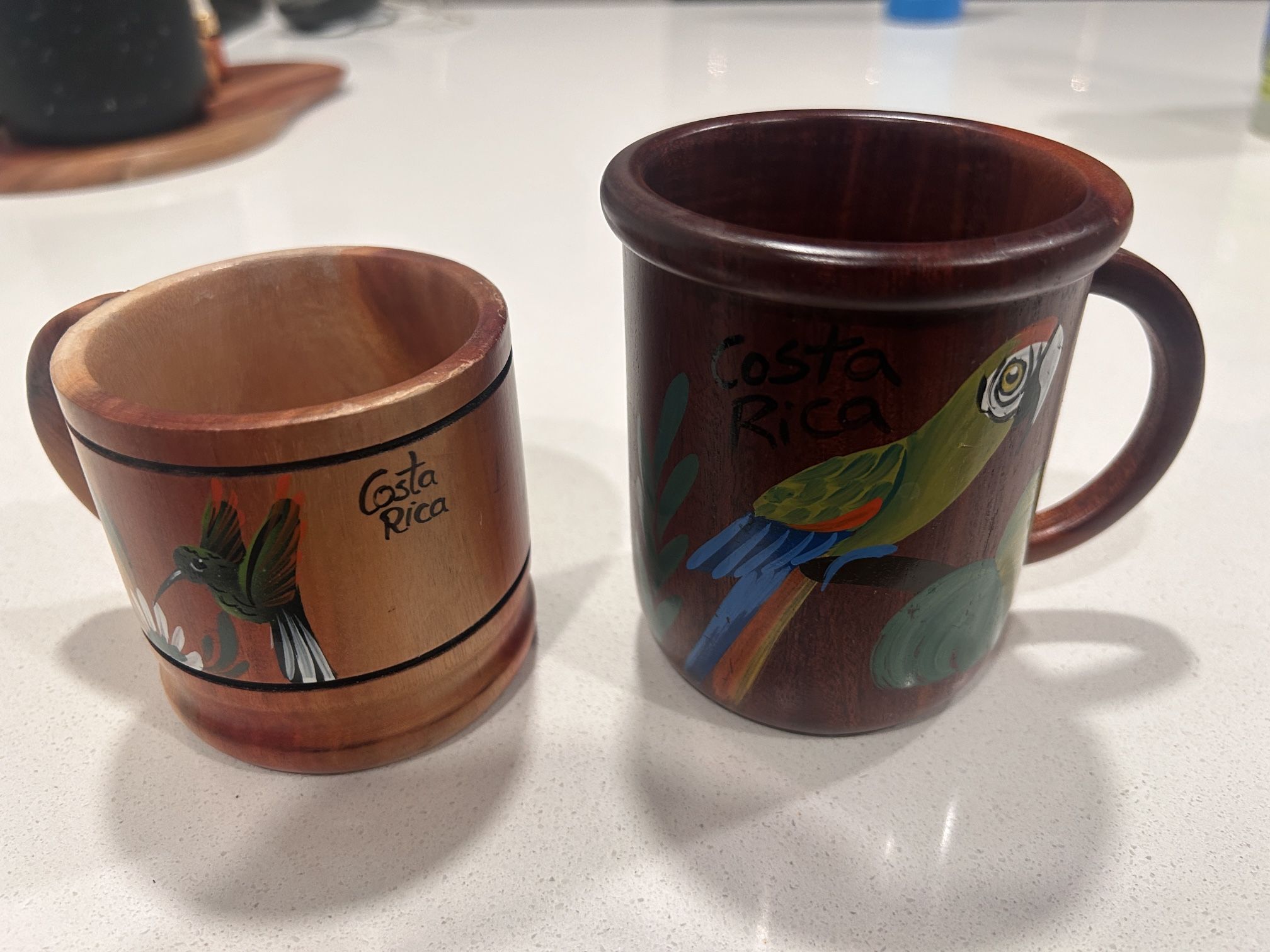 Costa Rica Wooden Cup Set