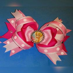 Baby girl / toddler hair bow - Tinkebell