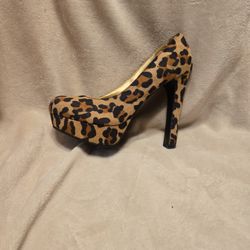 Leopard Suede Heels