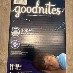 Goodnites Size L 34 Diapers