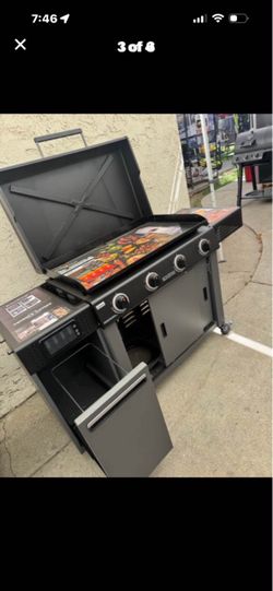 36" Culinary Deluxe Omnivore Griddle 4 -Burner Liquid propane Flat Top Grill
