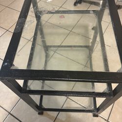 Glass Side Table