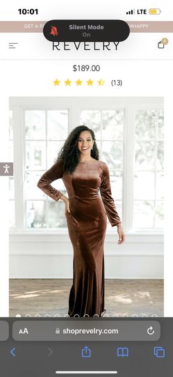 Brown Bridesmaid Dress