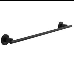 Glacier Bay Menlo 24 in. Towel Bar in Matte Black