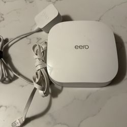 Eero Pro6 WiFi mesh router with Ethernet cord
