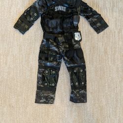 Boy's Police Swat Costume, Size 4-5