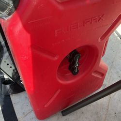 Rock Slide Tire Mount With Fuel Pax Gas Can
