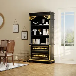 Elegant gabinet book shelves