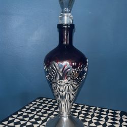 Vintage Farber Bros. Art Deco amethyst Decanter 