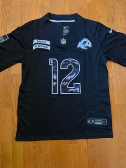 Black Los Angeles rams puca Nacua jersey