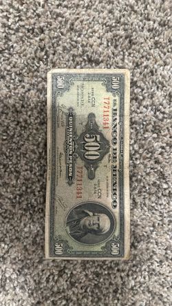Old, Mexican Bill of 500 pesos