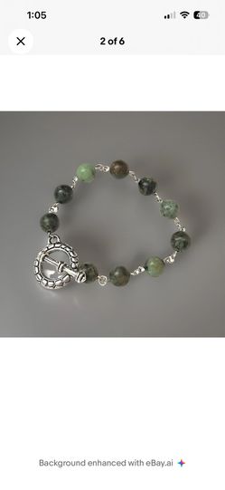 African Turquoise beaded bracelet 