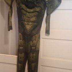 Master Chief Halo Costume With The Helmet With Light 