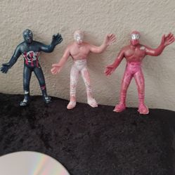WWF WCW Figurine Lucha Libre Bootleg Wrestler Branded $30.00