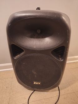 Lyxpro Bluetooth speaker. Very loud and great sound. Make reasonable offer