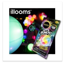 NEW iLLOOMS LED LIGHT PUNCH BALLOONS