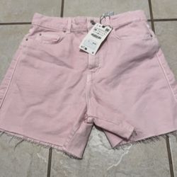 Zara High Rise Short Size 6 