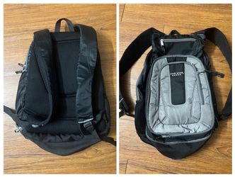 Heavy Duty Gray and Black Backpack in Excellent Condition