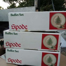 Spode Christmas tress sets