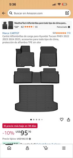 Hyundai tucson 2022-2025 protector de alfombra